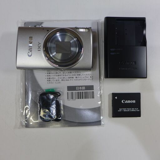 Canon IXY630 デジタルカメラ キャノン デジカメ 光学 12倍ズーム シルバー WiFi 手ぶれ補正 充電器付き 1600万画素 中古品【モノ市場 東海店】139