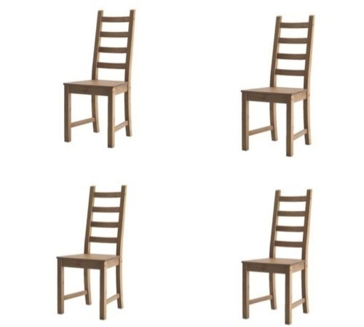 IKEA KAUSTBY ダイニングチェア　4脚セット