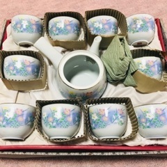 有田焼　豊秀　急須と湯呑み10客のセット　