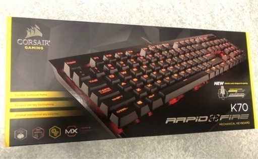 Corsair K70 RAPIDFRE CherryMX Speed -日本語 ゲーミングキーボード-