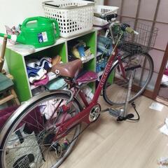 自転車27インチ6段階切り替え付き室内保管♪