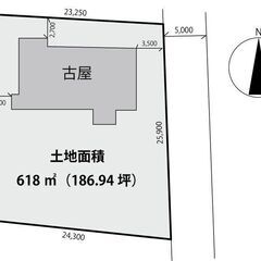 『国道4号に近く好アクセス』■野木町野渡■売地■上物あり現況渡し - 下都賀郡