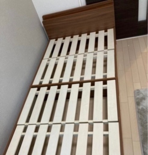 ★お値下げ可能！★京都大阪奈良滋賀★すのこベッド シングル  引出し付き 収納ベッド　リュカ2