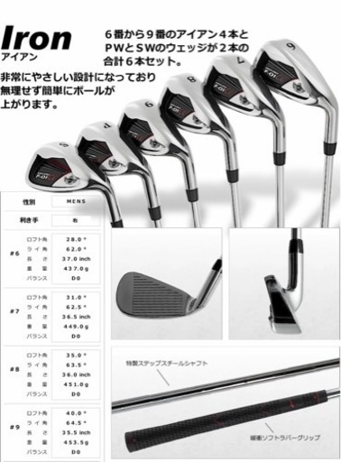 ゴルフキャディバッグ＋クラブセット