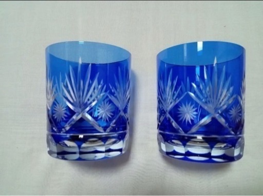 切子　グラスペア