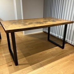 新品現地引き取りで5%OFF4人掛けダイニングテーブル