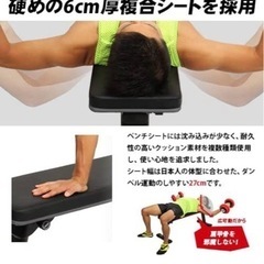 ご売約済み　トレーニング用　フラットベンチ (引き取り限定)の画像