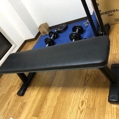ご売約済み　トレーニング用　フラットベンチ (引き取り限定)の画像