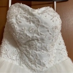 【値下げ】ウェディングドレスの画像