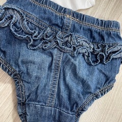 子ども服　女の子オーバーパンツ　70〜80の画像
