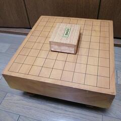 足付将棋盤+将棋駒セットの画像