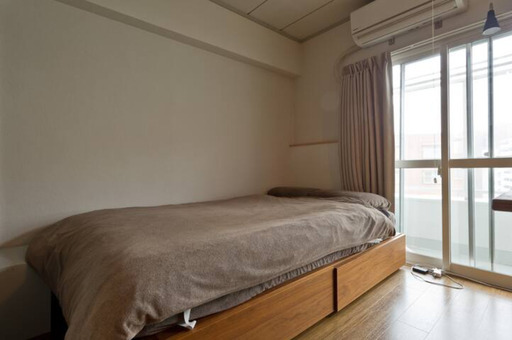 無印良品収納付きベッドフレーム セミダブル オーク材