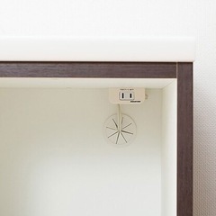 ニトリ　キッチンボード150cm　ブラウンの画像