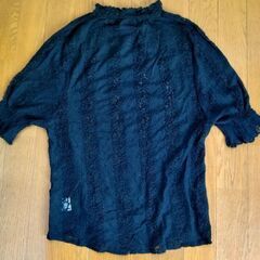 merlot  黒レース トップス