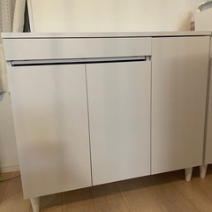 キャビネット ラック 木製 おしゃれ 北欧 収納 パソコンデスク