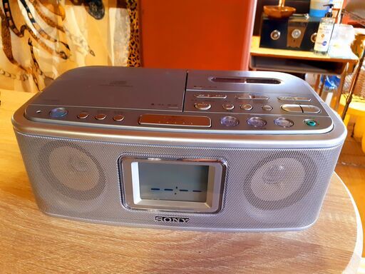 SONY ソニー CDラジオカセットレコーダー CFD-E501 シルバー コンパクトCDラジカセ　/UJ-0110 S1