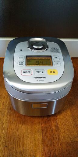 【決まりました】パナソニック♪炊飯器♪5.5合炊き♪SR-HB10E8♪白米♪玄米♪銀シャリ♪コース♪コード巻取りタイプ♪メインやサブにも♪