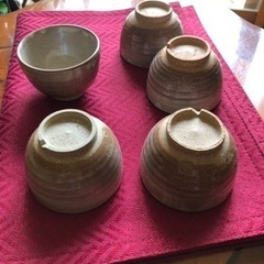 萩焼き湯飲み茶碗の画像