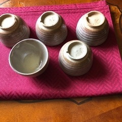 萩焼き湯飲み茶碗の画像