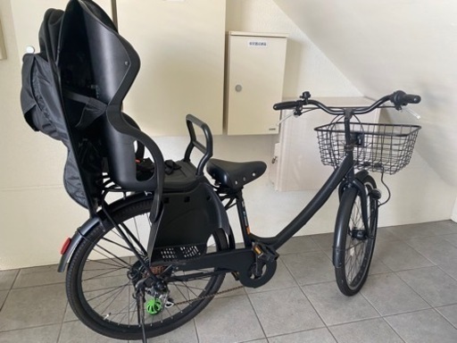 自転車　　子ども乗せと雨よけ付き