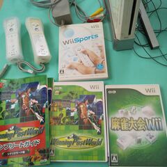 ★大人気Wii★ジョイスティック★人気ソフト３種付★約４００００...