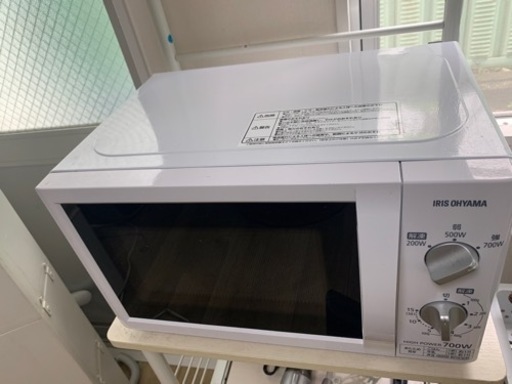 2018年製アイリスオーヤマの電子レンジお譲りします！