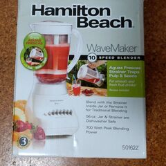 HAMILTON ビーチ ウェーブメーカー　ミキサー 10速 ブ...
