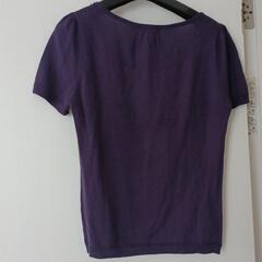 KUMIKYOKU　Tシャツ　組曲　紫　トップスの画像