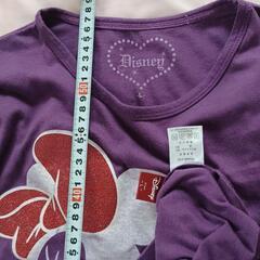Disney ディズニー　ミニー　長袖　ロンティー　Tシャツ　ロンT 紫　パープル　ミッキーの画像