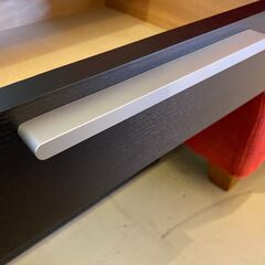 宇都宮でオシャレな家具を探すなら『オトワリバース！』ナイトテーブル サイドテーブル ブラック 中古品の画像
