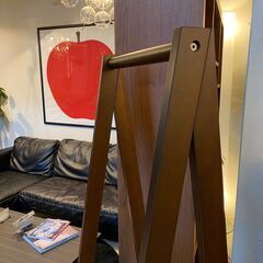 宇都宮でオシャレな家具を探すなら『オトワリバース！』無印良品 MUJI コートハンガー ハンガーラック ブラウン 中古品の画像