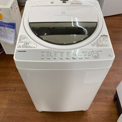 【リサイクルショップどりーむ天保山店】●2592●　洗濯機　東芝　２０１８年製　7㎏　AW-7G6