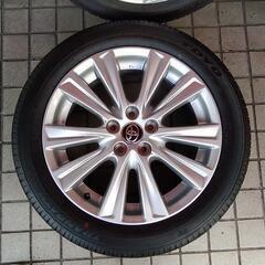 アルファード30系後期 純正ホイールタイヤセット ほぼ新品