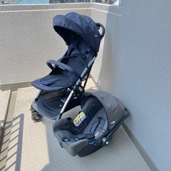 [交渉中] joie ベビーカーとチャイルドシートのセット