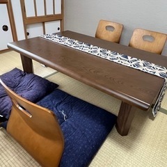 ［お譲りする方決まっております］テーブルセット　ローテーブル　座...