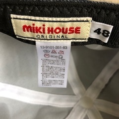 【値下げ！】ミキハウス　帽子　４８センチの画像