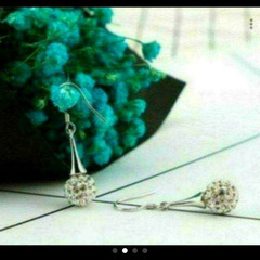 ᒍ→→→m16-8    刻印/クリスタルフープピアス　　　　　　　　　　　　　202205311507の画像