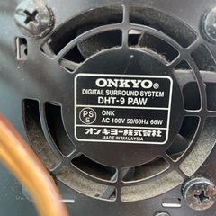 値下可　ONKYO ラック内蔵型ホームシアタースピーカーシステム＆サブウーファーの画像