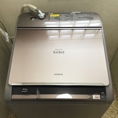 日立電気洗濯乾燥機BM−D10XTV  WASH&DRY BEAT WASH 2014年製の画像