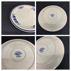 ✨🔔期間限定・特別価格🔔✨OTAI CERAMICS TAJIMI 白釉二輪花 大皿 プレート 食器の画像