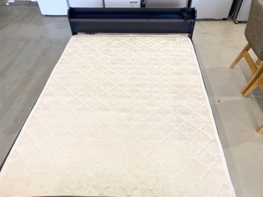 激安！ダブルベッド ロータイプ ブラウン系 後藤家具物産