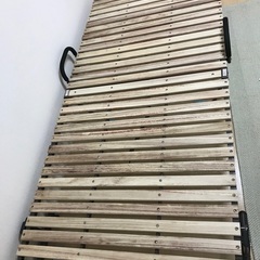 ニトリ　折りたたみスノコベッド