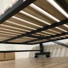 ニトリ　折りたたみスノコベッドの画像