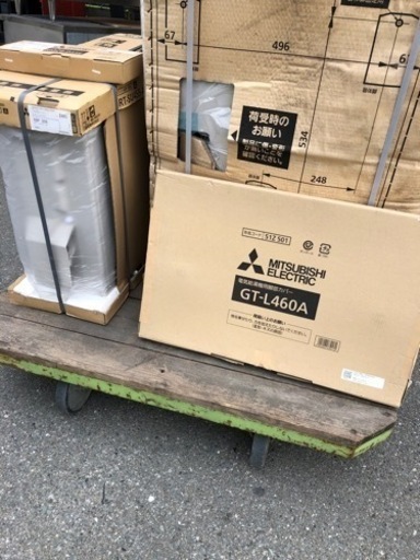 ☆ 新品 未使用　MITSUBISHI 三菱 エコキュート SRT-W375 2020年製 370L リモコンセット 角型タイプ 一般
