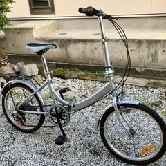 344、折りたたみ自転車(20インチ、変速付き)