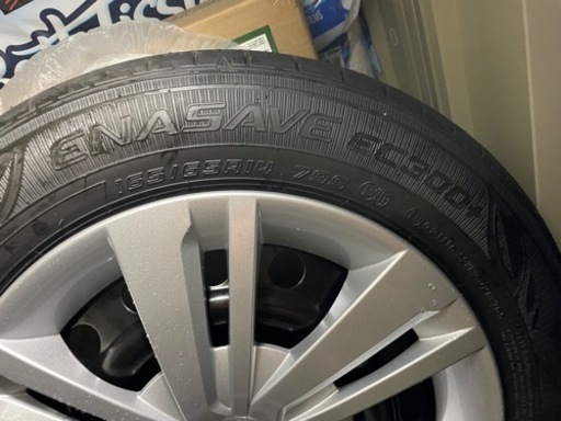新品タイヤ　パッソMODA 純正タイヤ外し　新品未使用　165/65R14