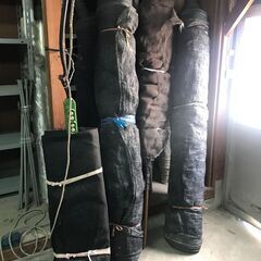 稲作用　育苗箱150～200枚　畔シート2巻き（長さ不明）寒冷紗...
