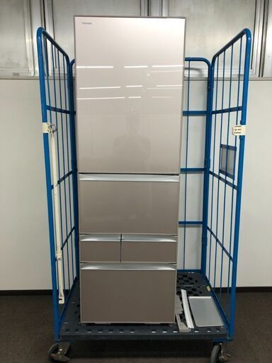 東芝 5ドア冷蔵庫 426L GR-G43GXVE 2014年製