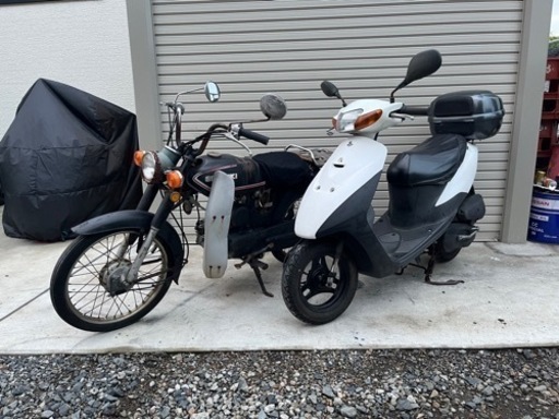激安‼️２台セット販売‼️K50 レッツ2 現状販売‼️上三川町　スクーター　バイク　50cc