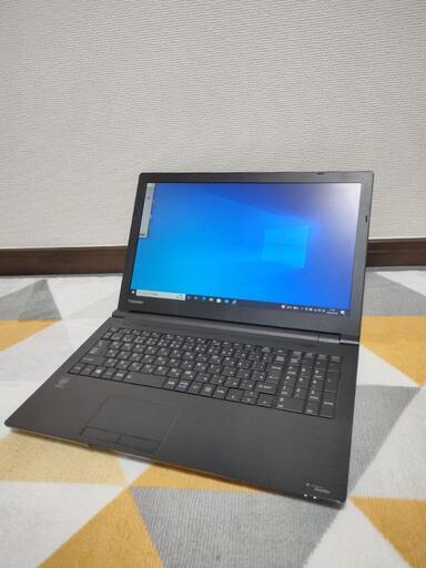 【サクサク動作♪SSD搭載ノート】　TOSHIBA　高性能core i3  メモリ4GB　新品高速SSD240GB ノートパソコン ノートPC Windows10 テンキー付きキーボード　無線LAN　Wi-Fi　セットアップ済み　すぐ使える♪　DVDドライブ　パソコン　15.6インチ液晶 バッテリー稼働OK　3